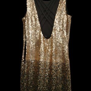 Venus Ombre Sequin Cocktail Dress